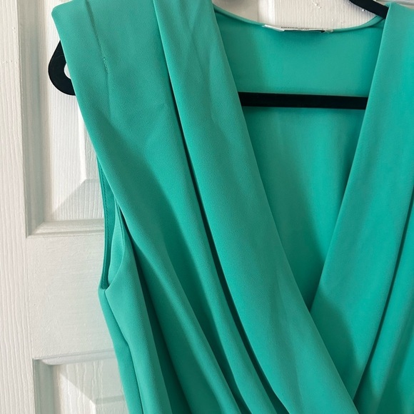 Amanda Uprichard Lamarca Mini dress size medium, mint green, party dress - Picture 3 of 7